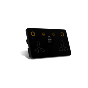 Smart 2Gang & Socket & PD20W (DGS02PD02-4M-PRO)